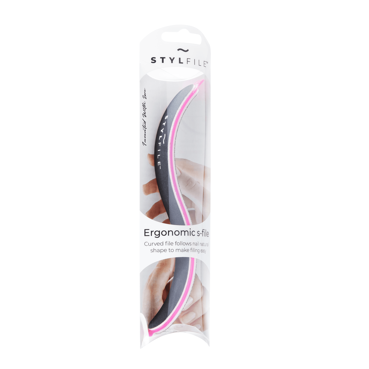 STYLFILE Curved 3 in 1 S-Shape Nail File